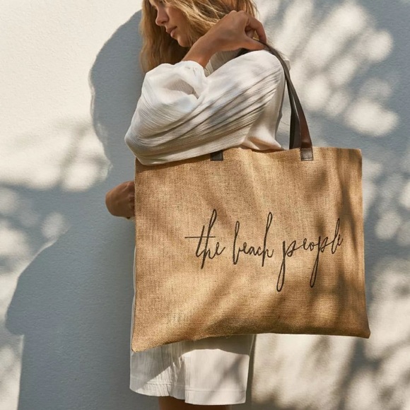 The Beach People Jute Tote - Picture 3 of 5